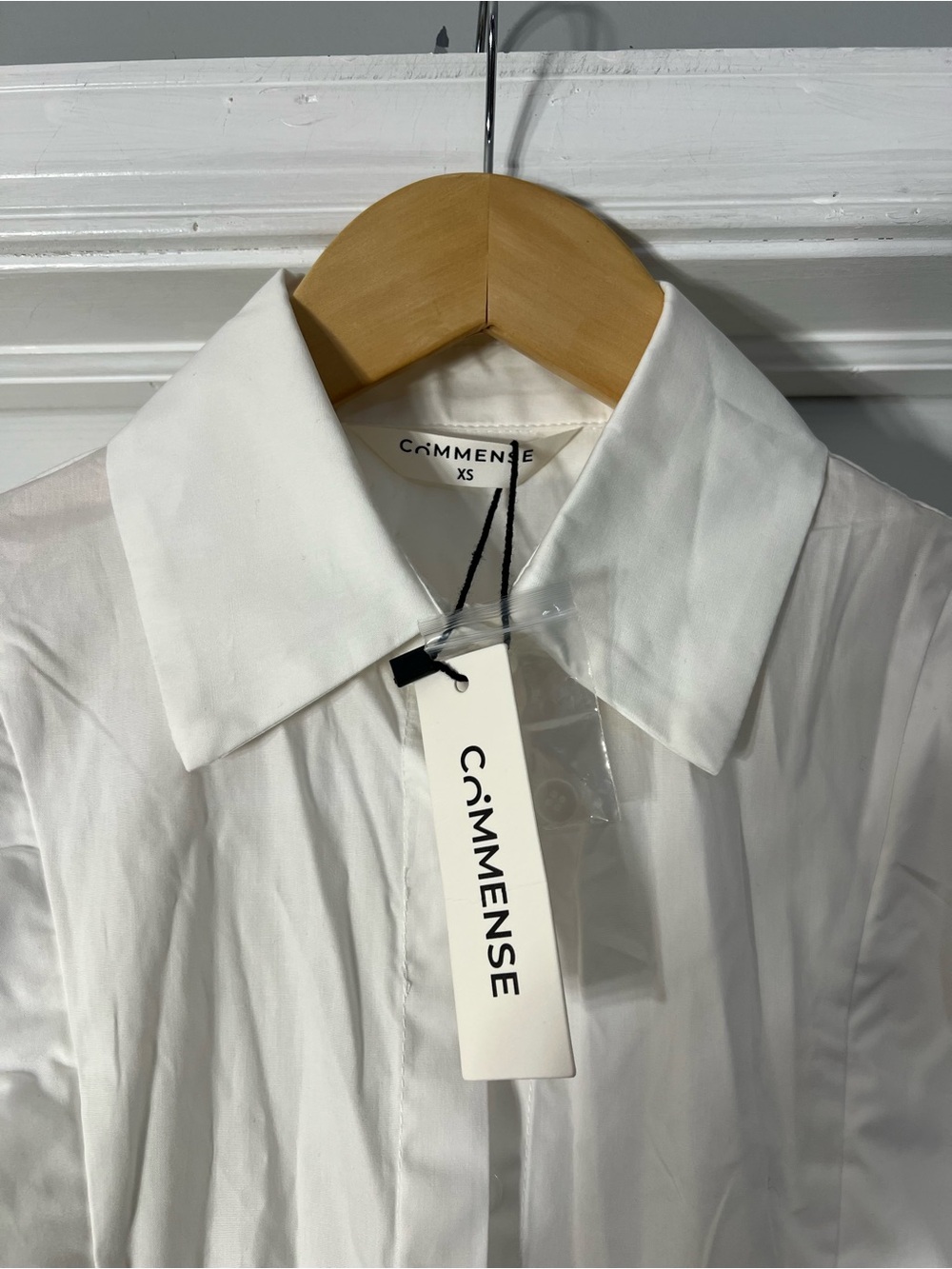 Commense White Lightweight Men's Shirt Jacket - Picture 2 of 4